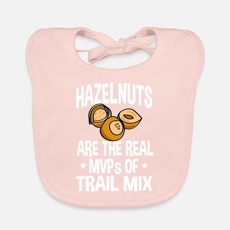 Haselnuss Spruch Baby Bio-Lätzchen
