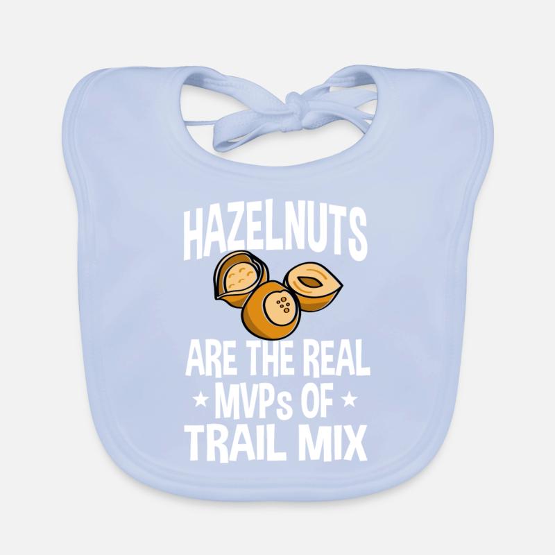 Haselnuss Spruch Baby Bio-Lätzchen
