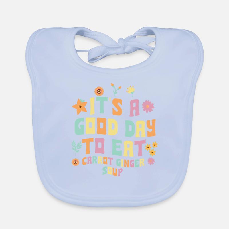 Karotten-Ingwer-Suppe Geschenkidee Baby Bio-Lätzchen