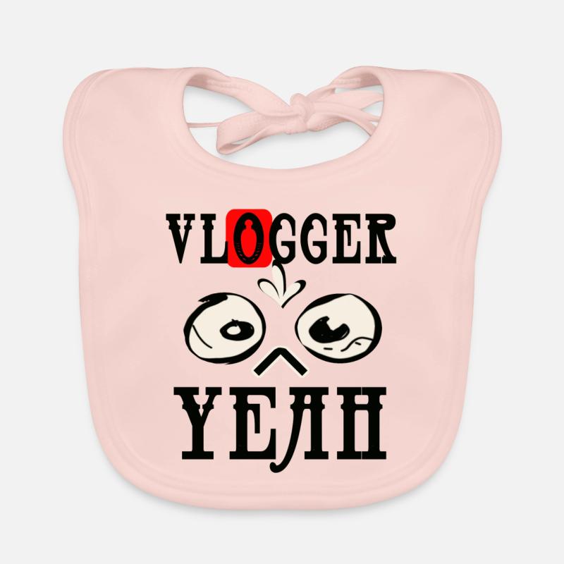 Vlogger Fun Organic Baby Bibs