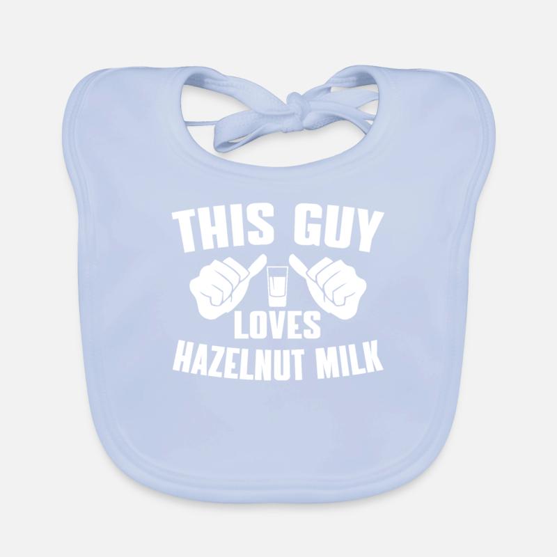 Ce gars adore le lait de noisette Bavoir bio Bébé