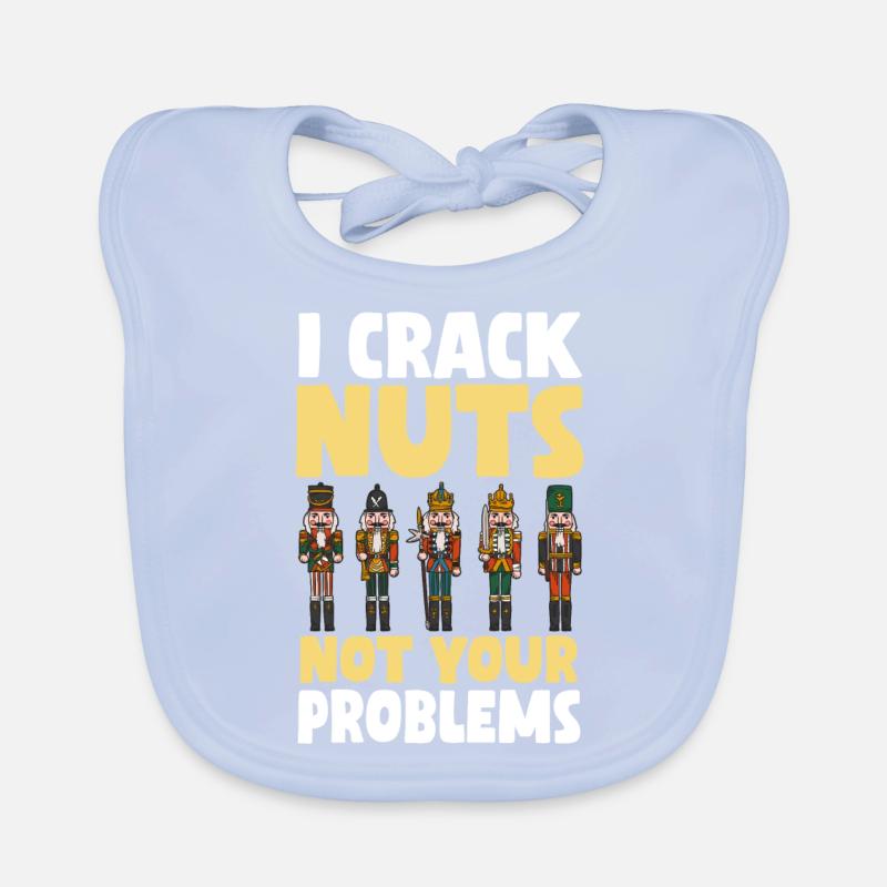 Nussknacker Spruch Baby Bio-Lätzchen