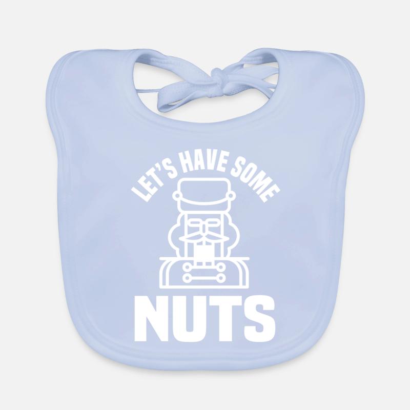 Let's have some nuts Organic Baby Bibs