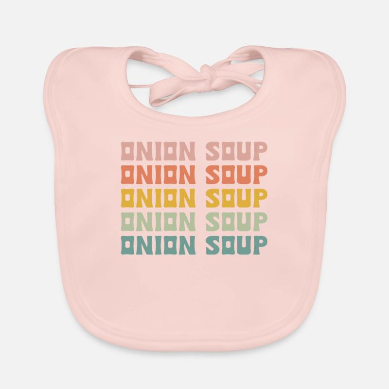 Soupe à l’oignon Bavoir bio Bébé