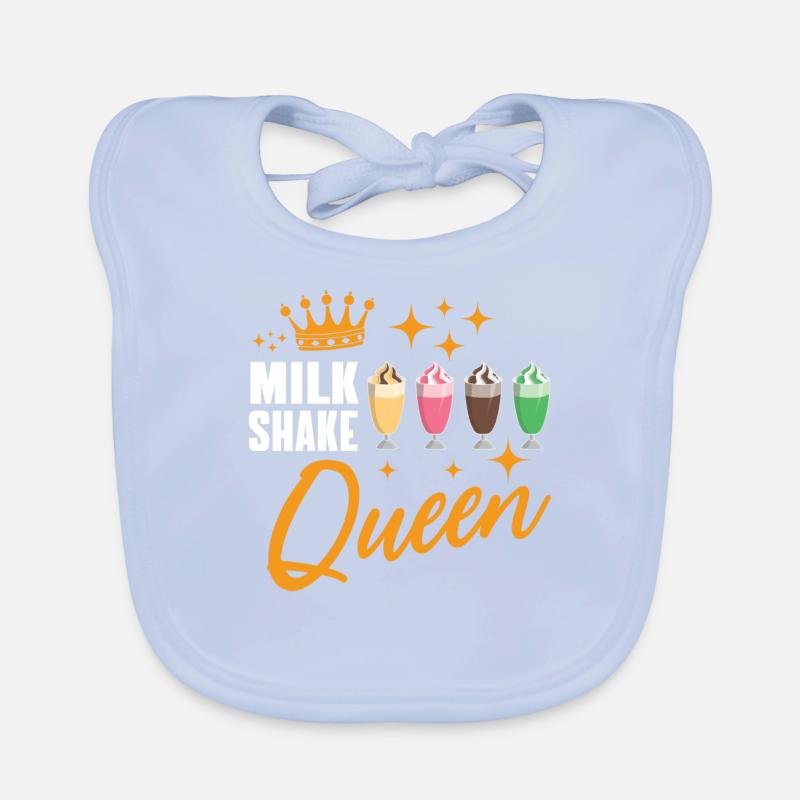 Milkshake Queen Organic Baby Bibs