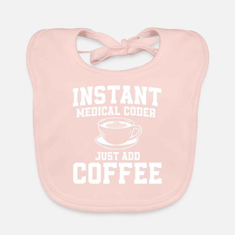 Spécialiste du codage Chemise de café Bavoir bio Bébé