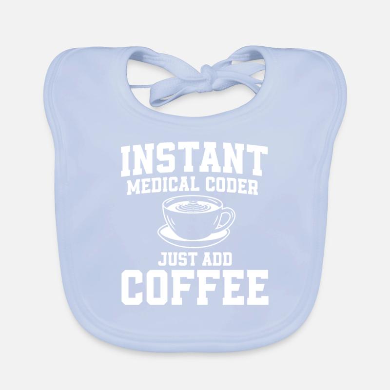 Spécialiste du codage Chemise de café Bavoir bio Bébé