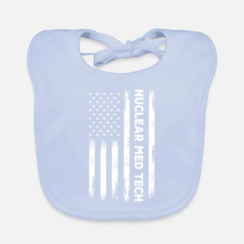 NuklearAmerican Nuclear Med Tech Baby Bio-Lätzchen