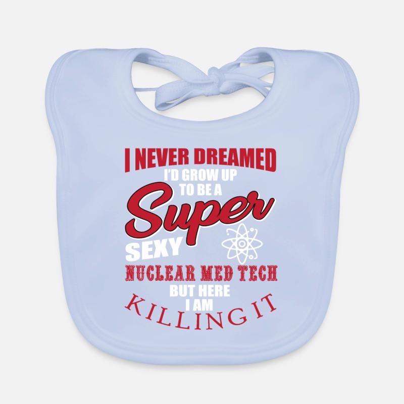 Nuklearmedizinischer Technologe Geschenk Baby Bio-Lätzchen