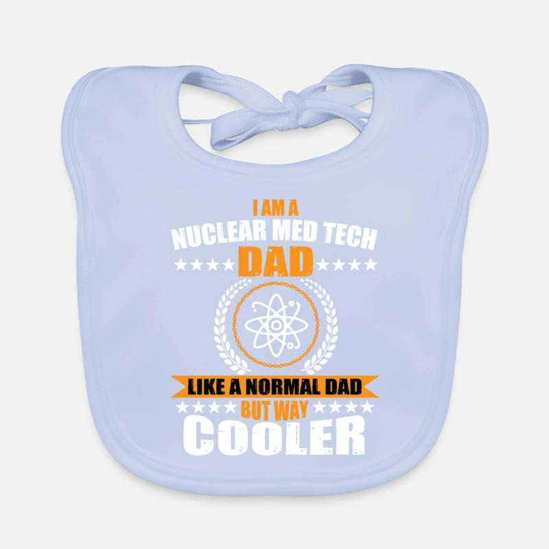 Nuklearmedizinischer Technologe Papa Baby Bio-Lätzchen