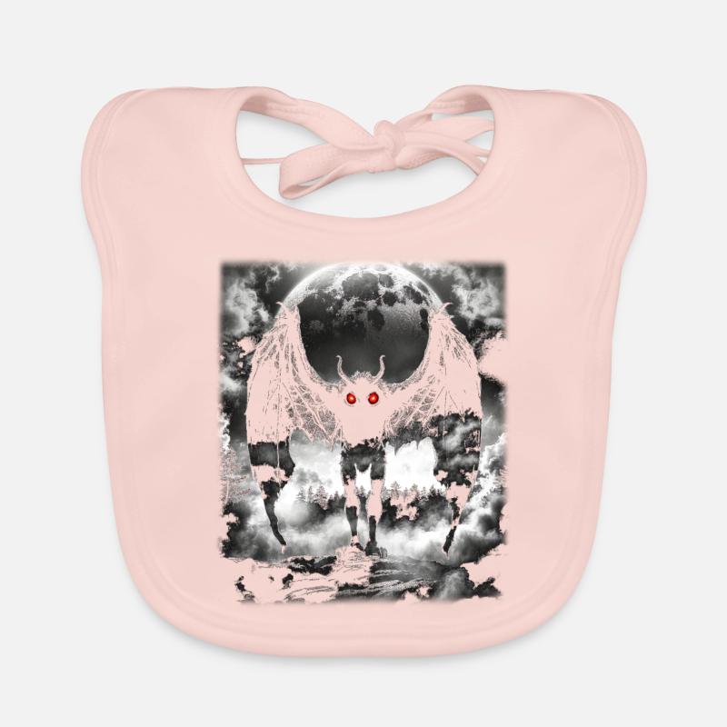 Mothman Mythical Creature Organic Baby Bibs