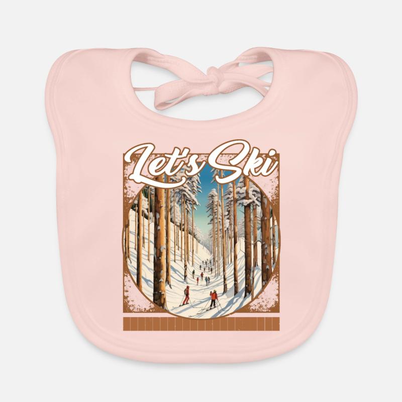 Let's Ski Ski Pole Setzlinge Transformativer Baum Baby Bio-Lätzchen