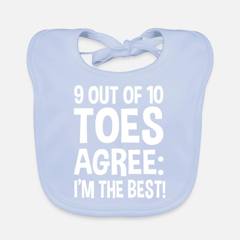 Toe amputation Organic Baby Bibs