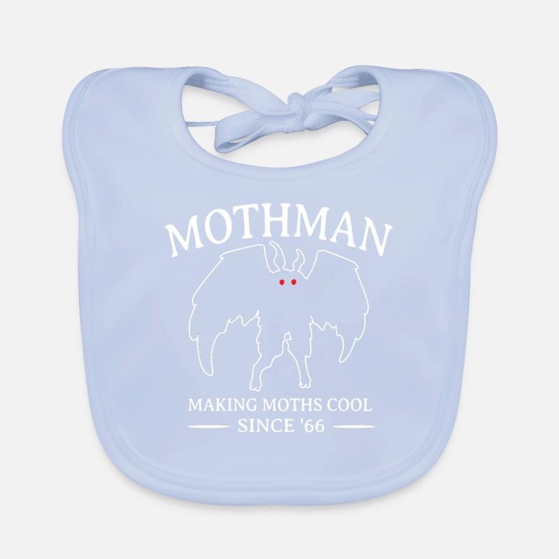 Mothman making moths cool since '66 Baby Bio-Lätzchen