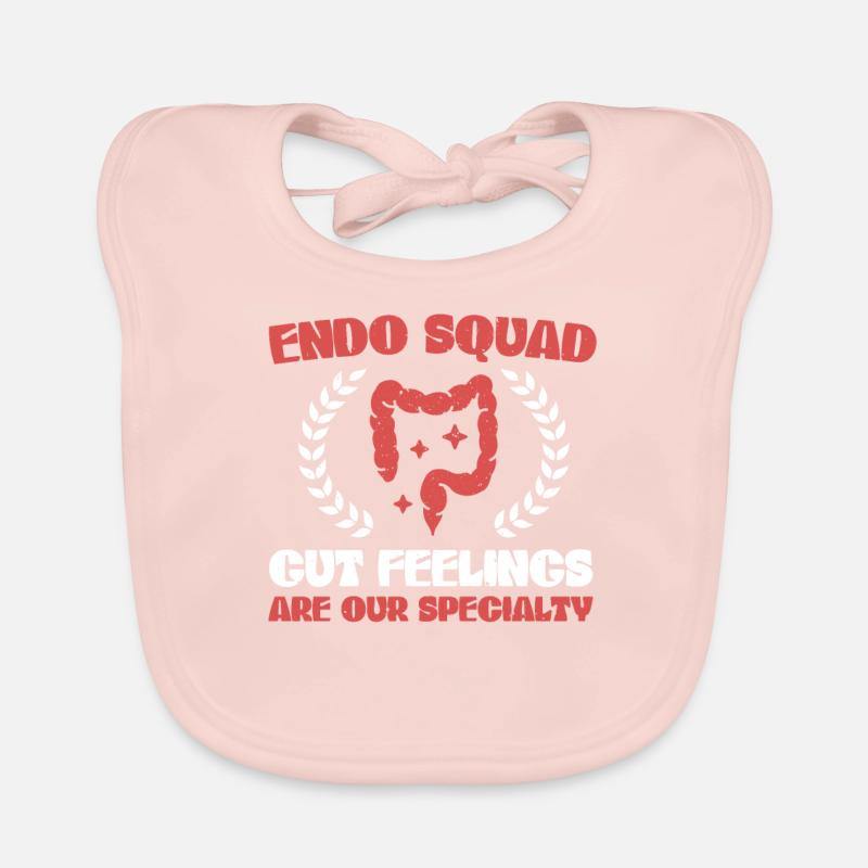 Funny Endoscopy Shirt Organic Baby Bibs