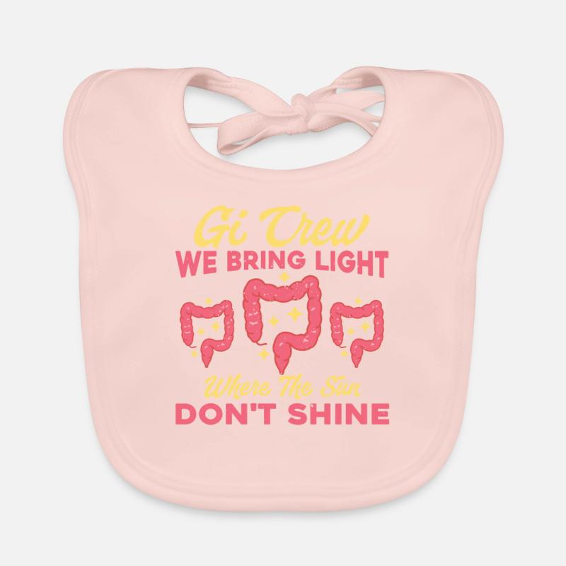 Funny Endoscopy Gift Idea Organic Baby Bibs