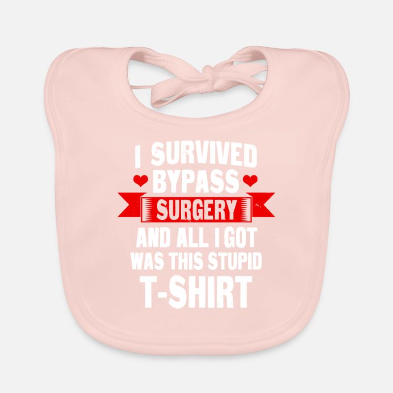 Bypass surgery t-shirt Organic Baby Bibs