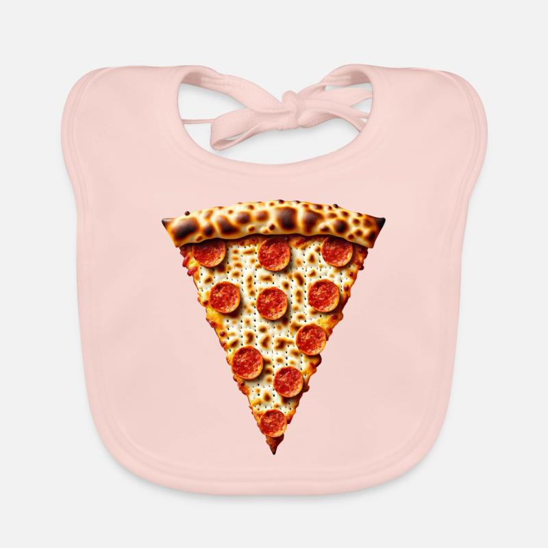 Pizza Matsa Célébration de la Pâque Bavoir bio Bébé