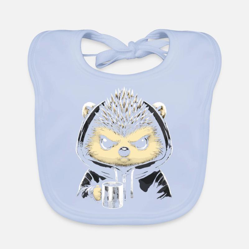 Igel mit Iro Baby Bio-Lätzchen