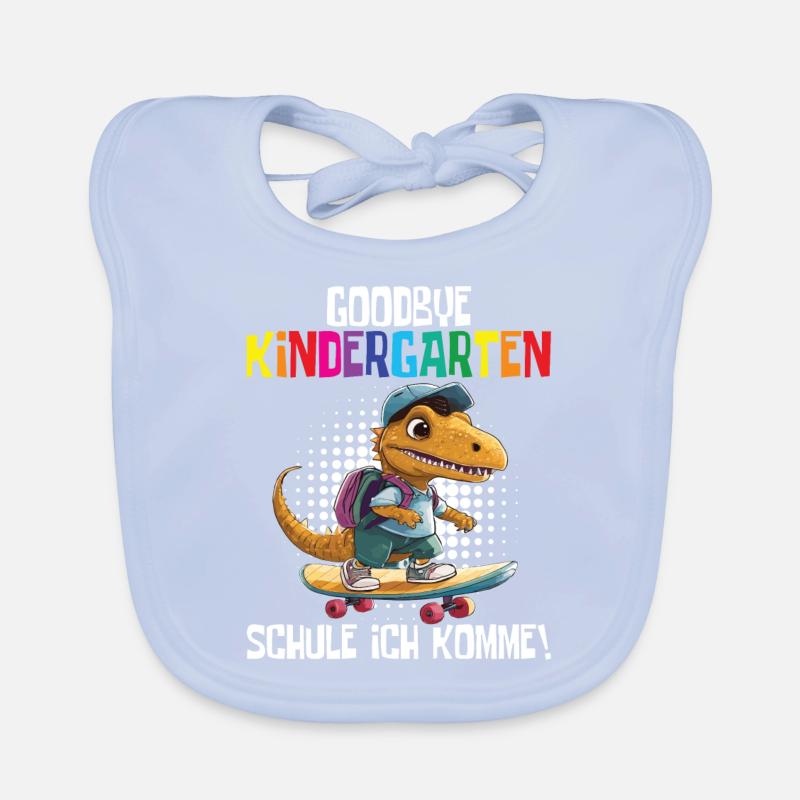 Schültüte Einschulung Dino Schulanfang Baby Bio-Lätzchen