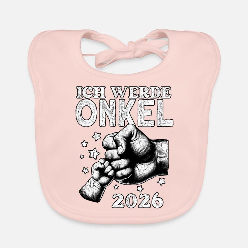 Ich werde Onkel 2026 Baby Bio-Lätzchen