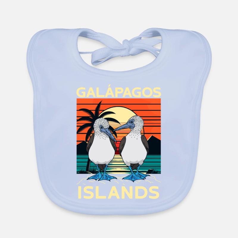 Îles Galapagos Bavoir bio Bébé