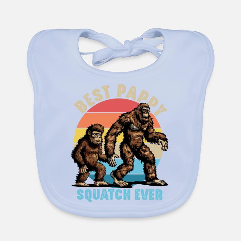 Meilleur Pappy Squatch de tous les temps Bavoir bio Bébé