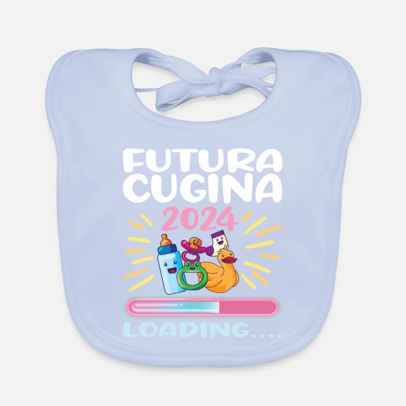 Become a cousin in 2024 Organic Baby Bibs