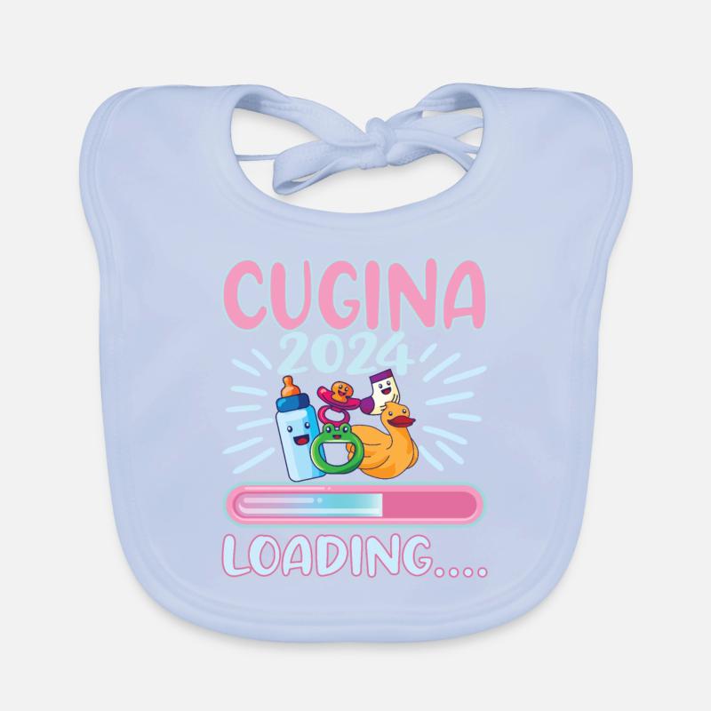 Become a cousin in 2024 Organic Baby Bibs
