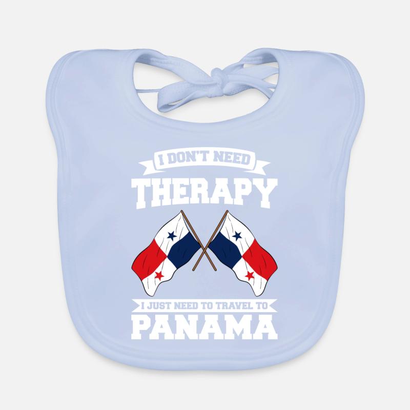Drapeau panaméen Drapeau panaméen Bavoir bio Bébé