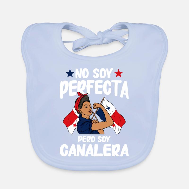 Drapeau panaméen Drapeau panaméen Bavoir bio Bébé