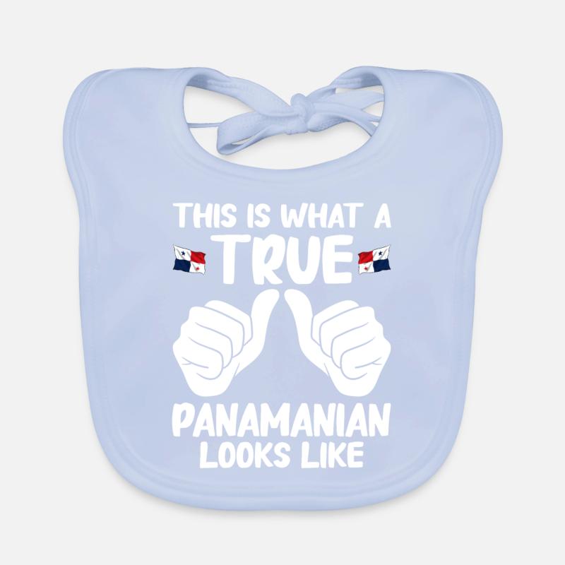 Drapeau panaméen Drapeau panaméen Bavoir bio Bébé