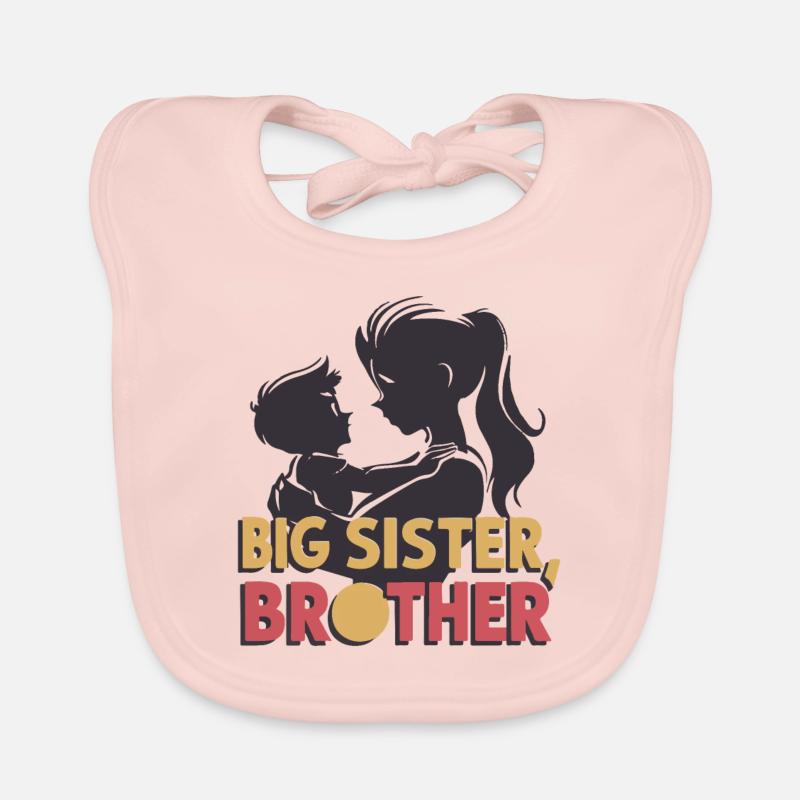 GROSSE SCHWESTER BRUDER Baby Bio-Lätzchen