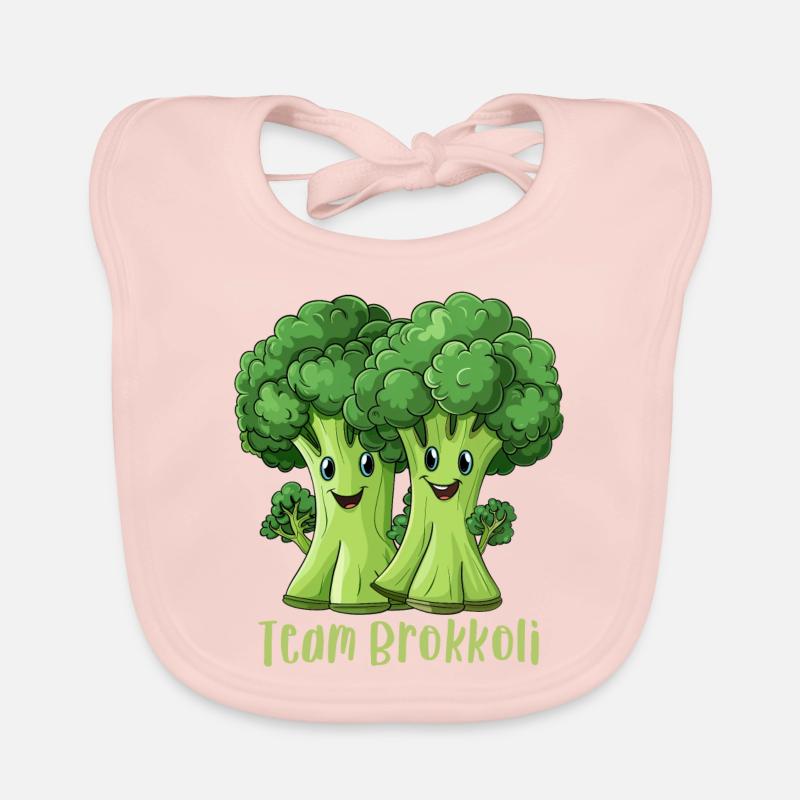 Team Broccoli Organic Baby Bibs