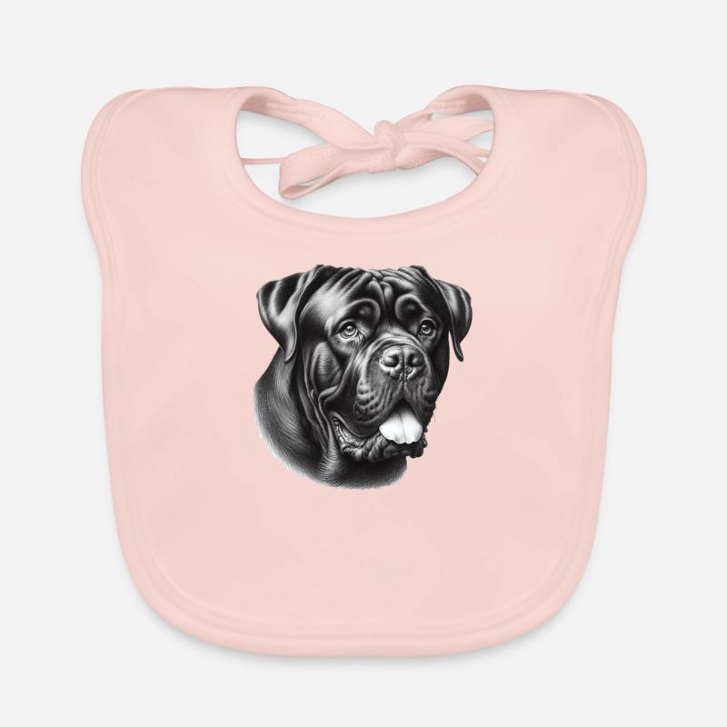 Vintage Cane Corso Baby Bio-Lätzchen