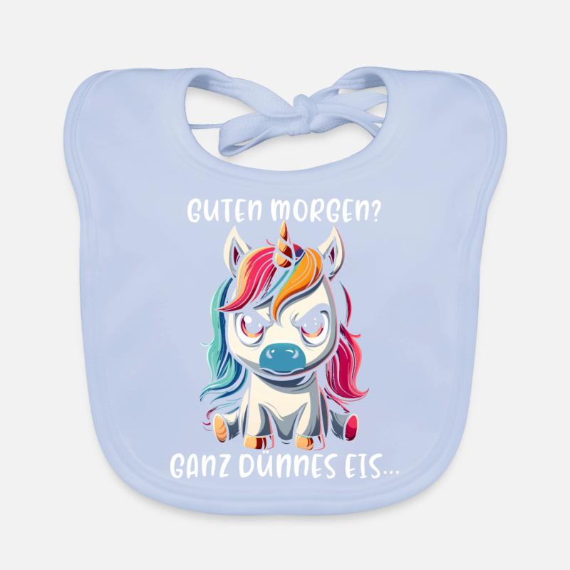 Good morning? Very thin ice Organic Baby Bibs
