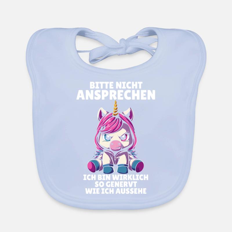 Bitte nicht ansprechen ich bin wirklich so genervt Baby Bio-Lätzchen