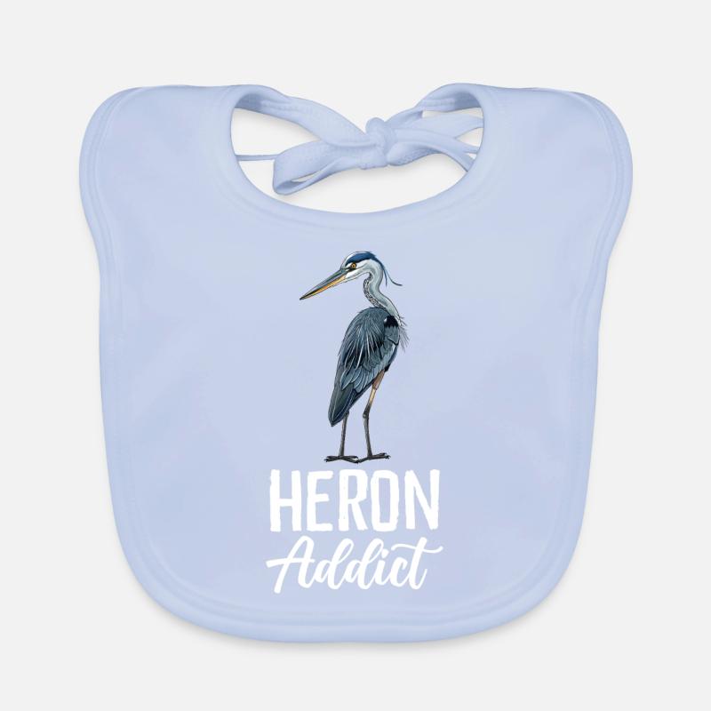 Heron Addict Baby Bio-Lätzchen