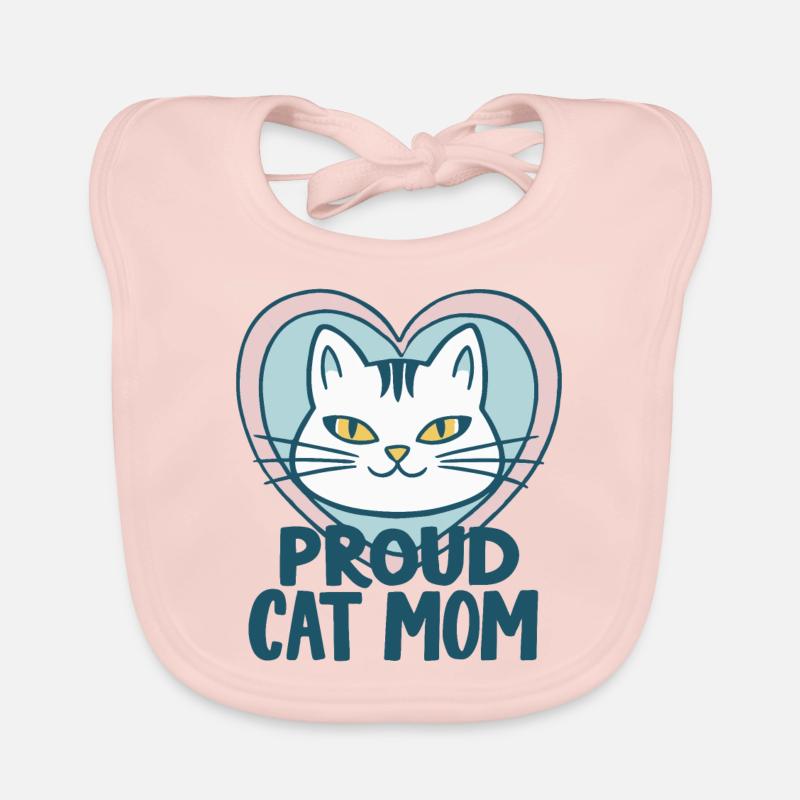 PROUD CAT MAM Organic Baby Bibs