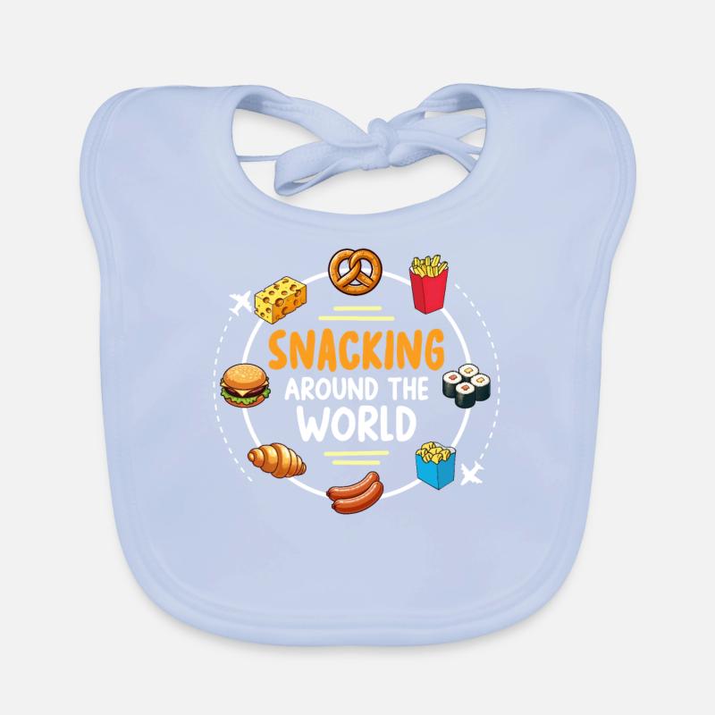 Le snacking dans le monde entier Bavoir bio Bébé