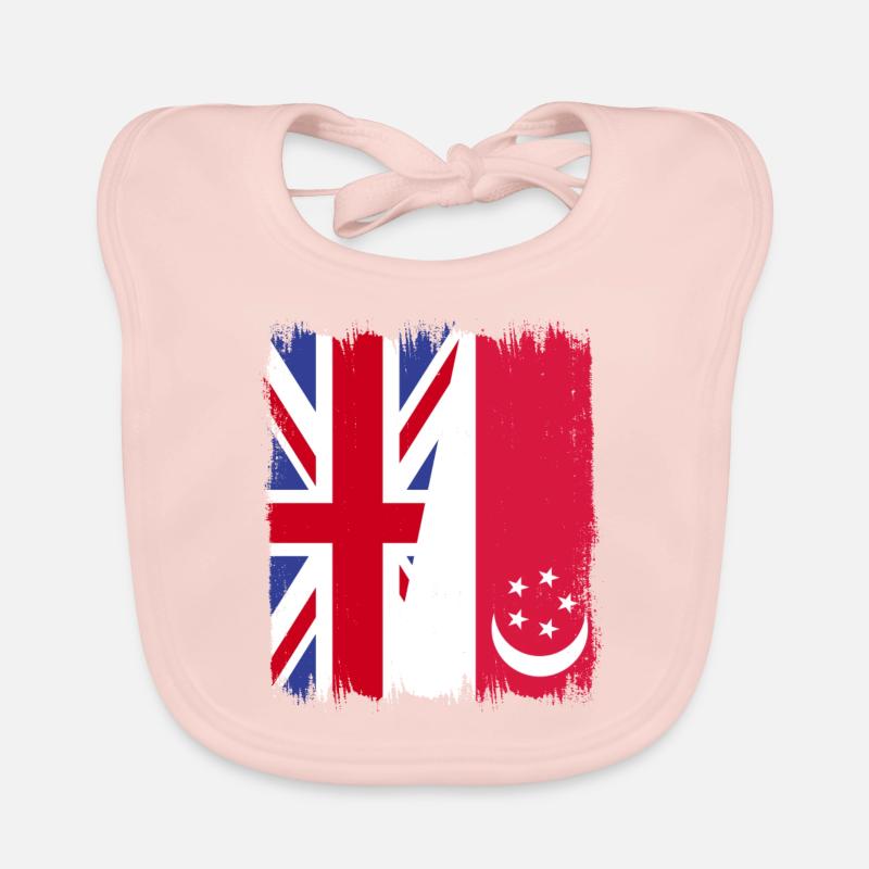 Singapour, Royaume-Uni Bavoir bio Bébé