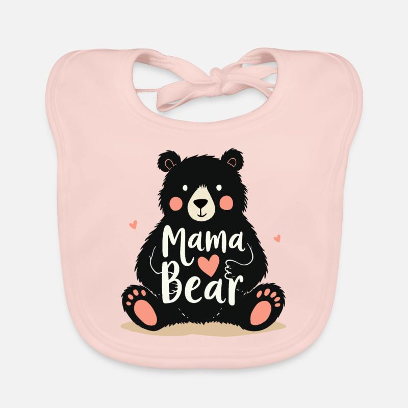 MAMA BEAR Organic Baby Bibs