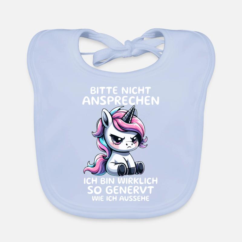 Bitte Nicht Ansprechen Ich Bin Wirklich So Genervt Baby Bio-Lätzchen