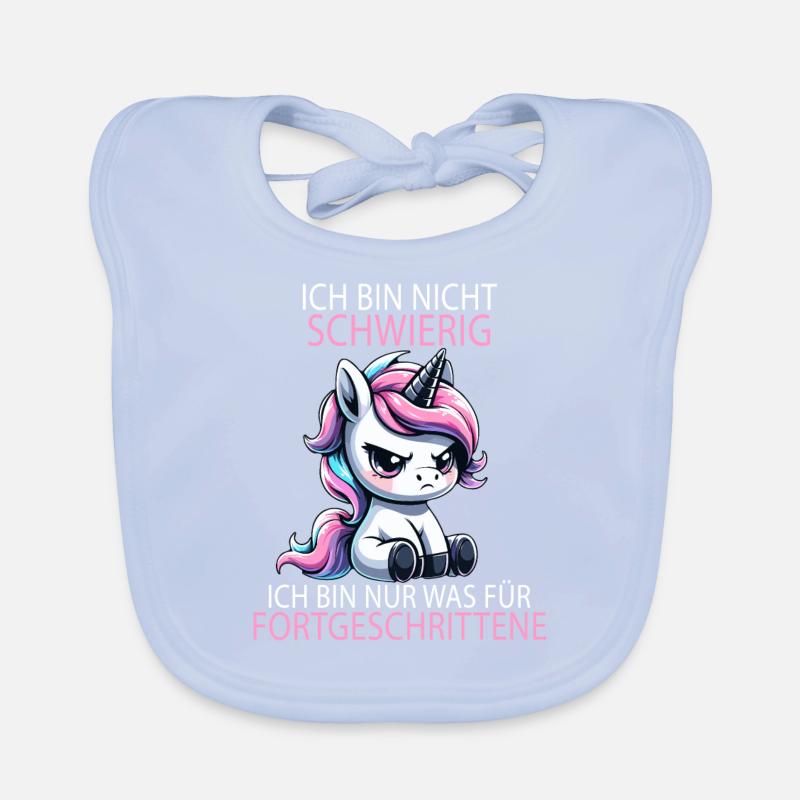 I'm Not Difficult Sarcastic Saying Organic Baby Bibs