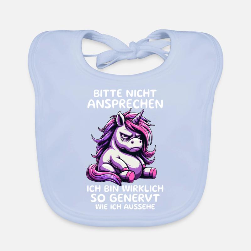 Bitte Nicht Ansprechen Ich Bin Wirklich So Genervt Baby Bio-Lätzchen