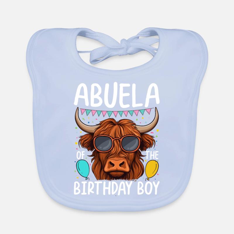 Abuela du garçon d’anniversaire Bavoir bio Bébé