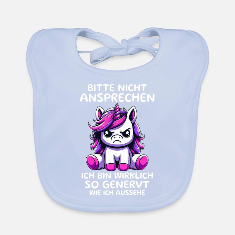 Bitte Nicht Ansprechen Ich Bin Wirklich Genervt Baby Bio-Lätzchen