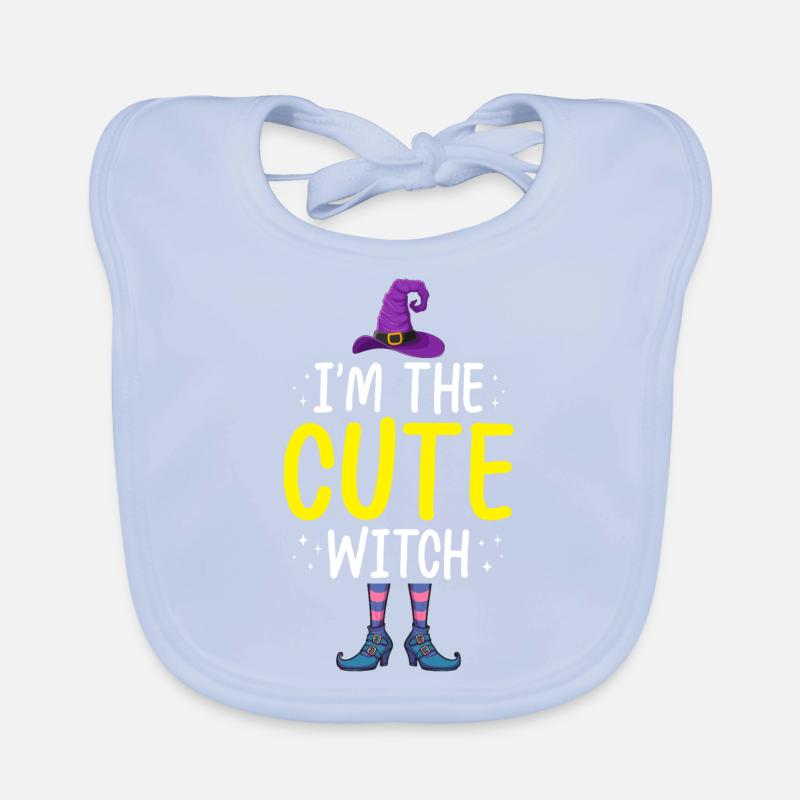 I'm the Cute Witch Baby Bio-Lätzchen