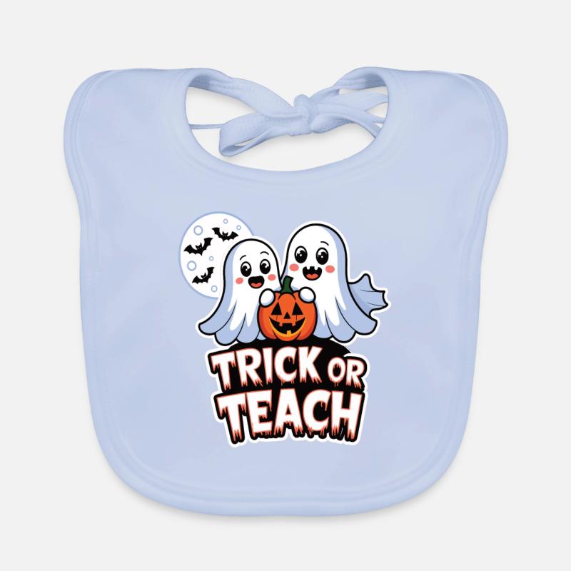 Trick Or Teach Halloween Lehrer Baby Bio-Lätzchen