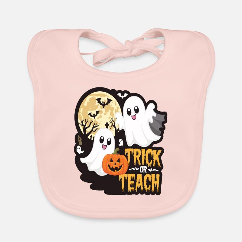 Trick Or Teach Halloween Lehrer Baby Bio-Lätzchen